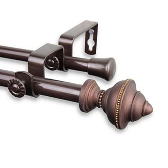 Rod Desyne Palace 5/8" Double Curtain Rod 84" - 120"