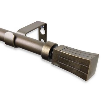 Rod Desyne Flare 5/8" Single Curtain Rod 84" - 120"