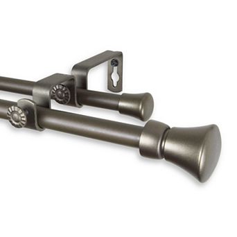 Rod Desyne Cora 5/8" Double Curtain Rod 84" - 120"