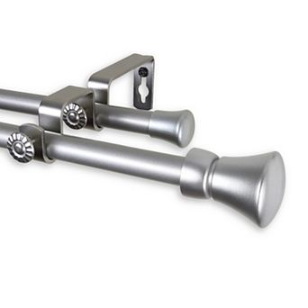 Rod Desyne Cora 5/8" Double Curtain Rod 84" - 120"
