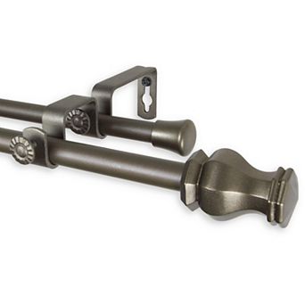 Rod Desyne Emelia 5/8" Double Curtain Rod 84" - 120"