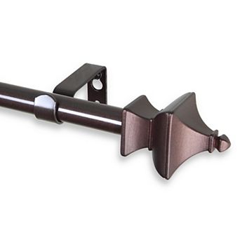 Rod Desyne Esta 5/8" Single Curtain Rod 84" - 120"