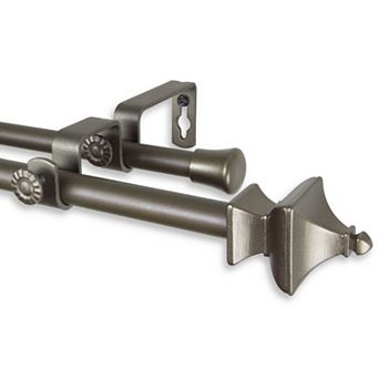 Rod Desyne Esta 5/8" Double Curtain Rod 84" - 120"