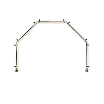 Rod Desyne Jordana 13/16" 5-Sided Bay Window Curtain Rod