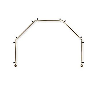 Rod Desyne Alma 13/16" 5-Sided Bay Window Curtain Rod