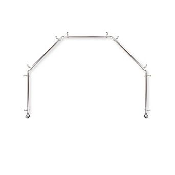 Rod Desyne Alma 13/16" 5-Sided Bay Window Curtain Rod