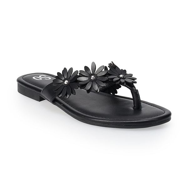 SO® Flower Women's Thong Sandals