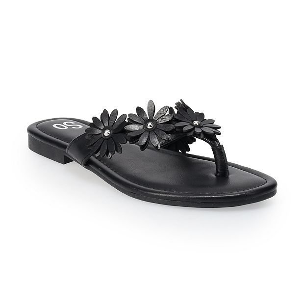 Kohls 2025 black sandals