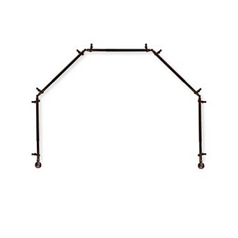 Rod Desyne Poise 13/16" 5-Sided Bay Window Curtain Rod