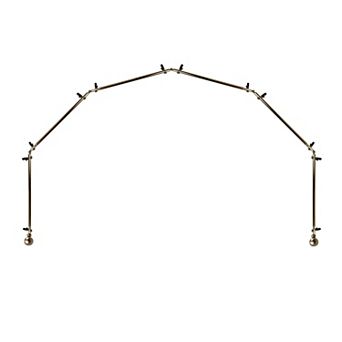 Rod Desyne Jordana 13/16" 6-Sided Bay Window Curtain Rod
