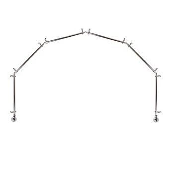 Rod Desyne Jordana 13/16" 6-Sided Bay Window Curtain Rod