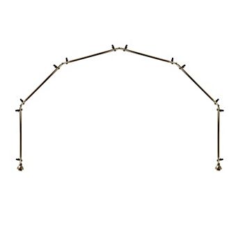 Rod Desyne Alma 13/16" 6-Sided Bay Window Curtain Rod