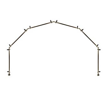 Rod Desyne Naomi 13/16" 6-Sided Bay Window Curtain Rod