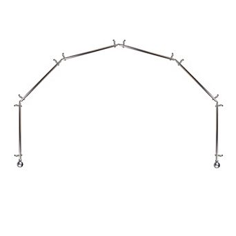 Rod Desyne Poise 13/16" 6-Sided Bay Window Curtain Rod