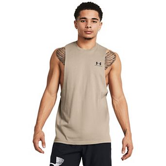 Men's Under Armour Left Chest Cut-Off Tank Top