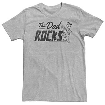 Big & Tall The Flintstones Fred Flintstone "This Dad Rocks" Tee