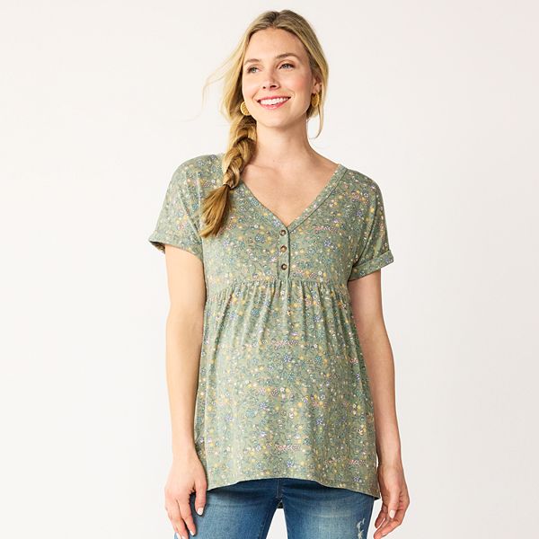 Maternity Sonoma Goods For Life® Nursing Henley Empire Top