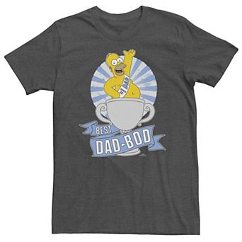 Big & Tall The Simpsons Best Dad-Bod Award Tee