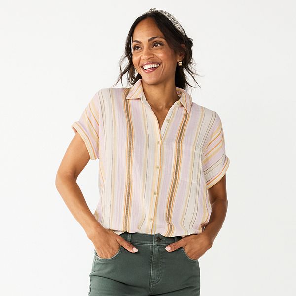 Women's Sonoma Goods For Life® Button-Front Shirt