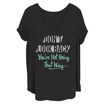 Juniors' Plus Size "Don't Look Back" Tee