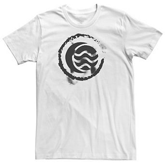Big & Tall Nickelodeon Legend Of Korra Water Nation Symbol Sketch Tee