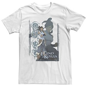 Big & Tall Nickelodeon Legend Of Korra Element Symbol Collage Portrait Tee