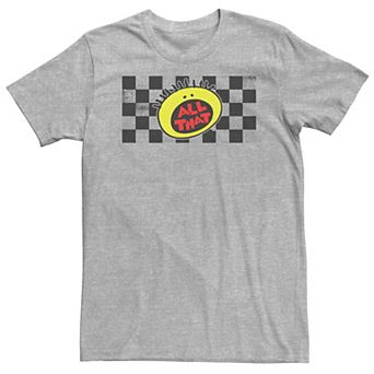Big & Tall Nickelodeon All That Distressed Checkered Logo Tee