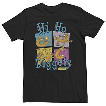 Big & Tall Nickelodeon CatDog Hi Ho Diggety Retro Tee