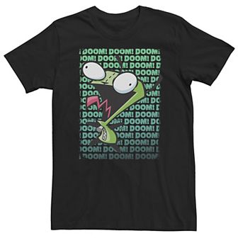 Big & Tall Nickelodeon Invader Zim GIR Impending DOOM song Tee