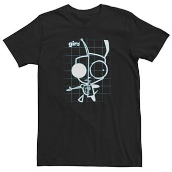 Big & Tall Nickelodeon Invader Zim X-Ray Schematic GIR Tee