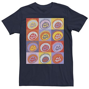Big & Tall Nickelodeon All That Classic Vintage Logo Panels Graphic Tee