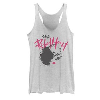 Disney's Cruella Rebel Heart Script Tank Top
