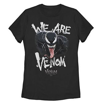 Juniors' Marvel Venom: Let There Be Carnage We Are Venom Close Up Tee