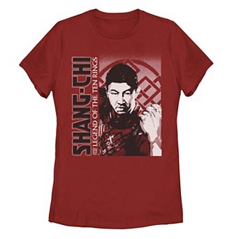 Juniors' Marvel Shang-Chi Poster Logo Tee