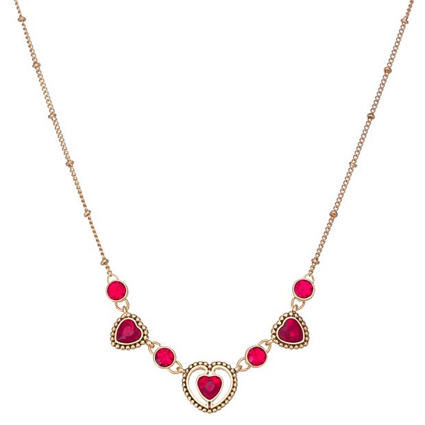 Kohls on sale red necklace