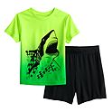 2-Count Jumping Beans Toddler Boy Active Tee & Shorts Set
