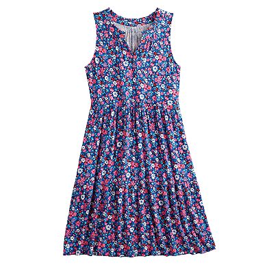 Women's Croft & Barrow® Splitneck Tiered Dress
