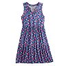 Women's Croft & Barrow® Splitneck Tiered Dress
