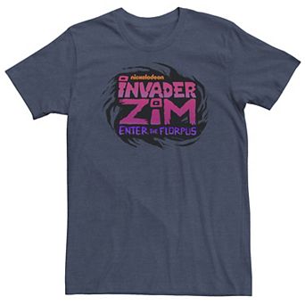 Big & Tall Nickelodeon Invader Zim Enter The Florpus Movie Logo Tee