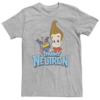 Big & Tall Nickelodeon Jimmy Neutron Goddard Title Vintage Poster Tee