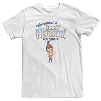 Big & Tall Nickelodeon Jimmy Neutron Boy Genius Pointing Portrait Tee