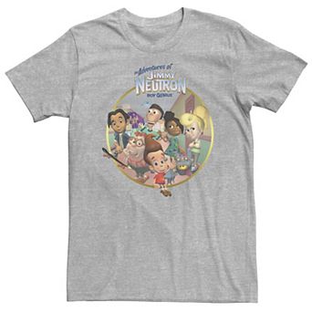 Big & Tall Nickelodeon Jimmy Neutron Friends In The Hallway Tee