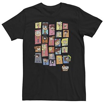 Big & Tall Nickelodeon The Loud House Colorful Panels Logo Tee