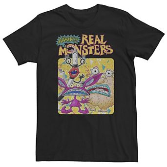 Big & Tall Nickelodeon Aaahh!!! Real Monsters Group Shocked Poster Tee