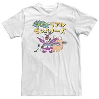 Big & Tall Nickelodeon Aaahh!!! Real Monsters Kanji Group Portrait Tee