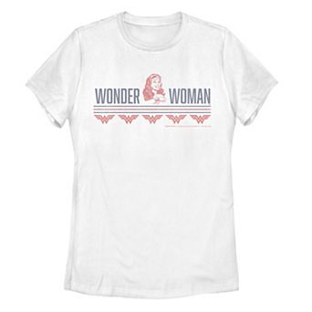 Juniors' DC Comics Wonder Woman Classic Vintage Center Image Tee