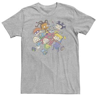 Big & Tall Nickelodeon Rugrats Group Candies And Cookies For All Tee