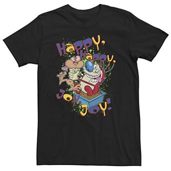 Big & Tall Nickelodeon Ren And Stimpy Happy, Happy, Joy, Joy! Tee