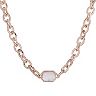 LC Lauren Conrad Simulated Crystal Chain Link Nickel Free Choker Necklace