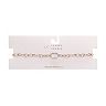 LC Lauren Conrad Simulated Crystal Chain Link Nickel Free Choker Necklace
